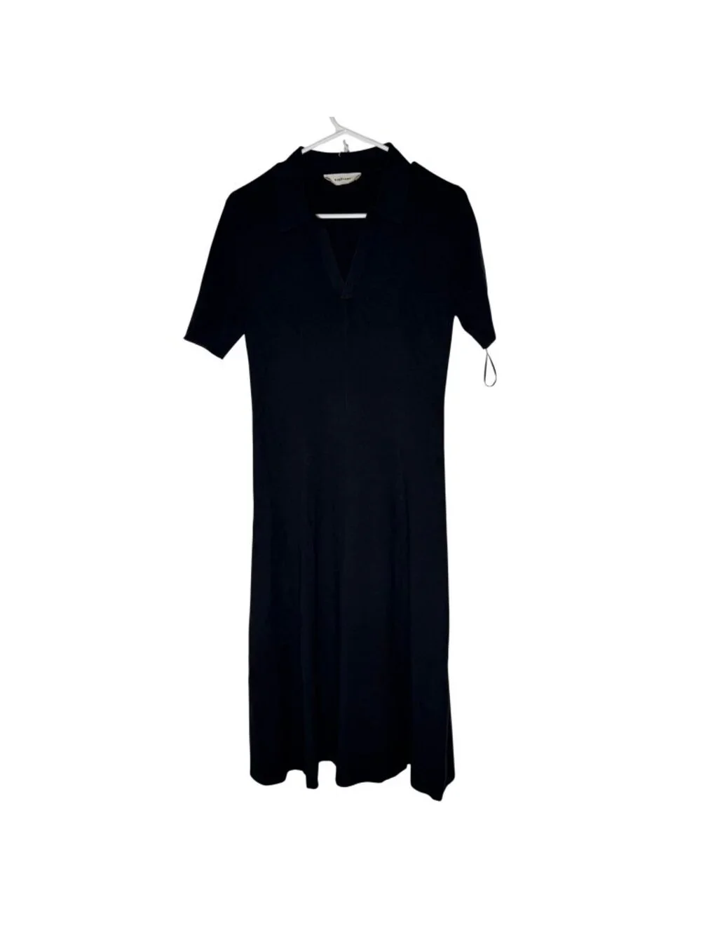Everlane The Knit Polo Dress Navy Blue Size M NWT - Picture 2 of 6